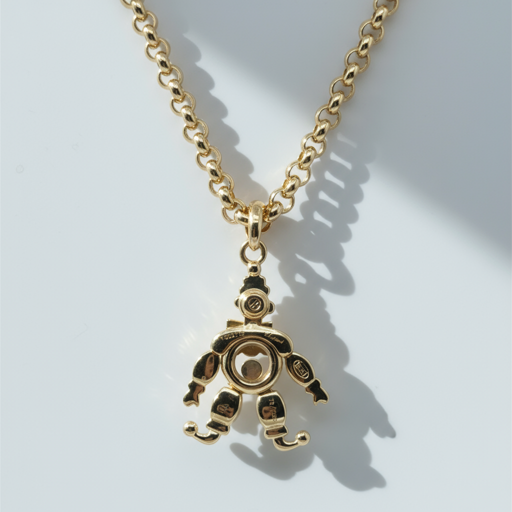 Chopard - Collier Happy Clown - Or Jaune et Diamant