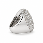 Bague Pavée en Or blanc et Diamants 3,80 carats