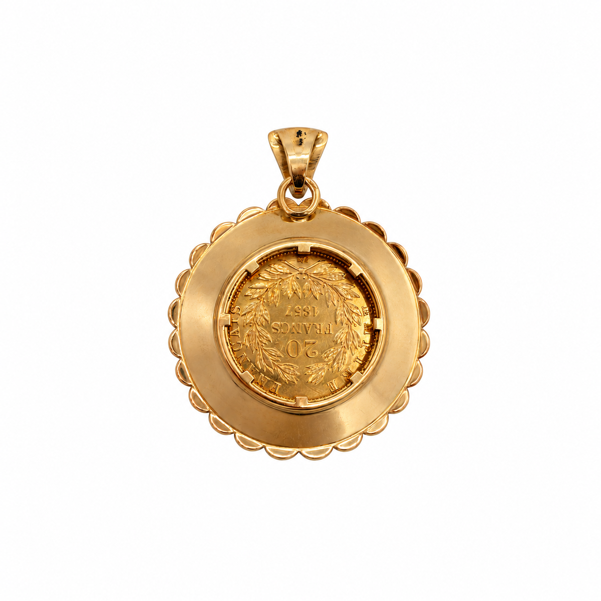 Pendentif Pièce 20 francs Napoléon III