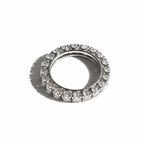White gold wedding band - Full eternity with 1.76 carats of diamonds
