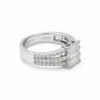 Bague Or Blanc - Diamants 1,82 carats