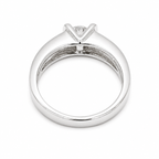 Bague Bandeau Or blanc et Diamants 1,60 carats