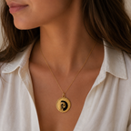 Médaille Religieuse - Vierge Marie - Or Jaune