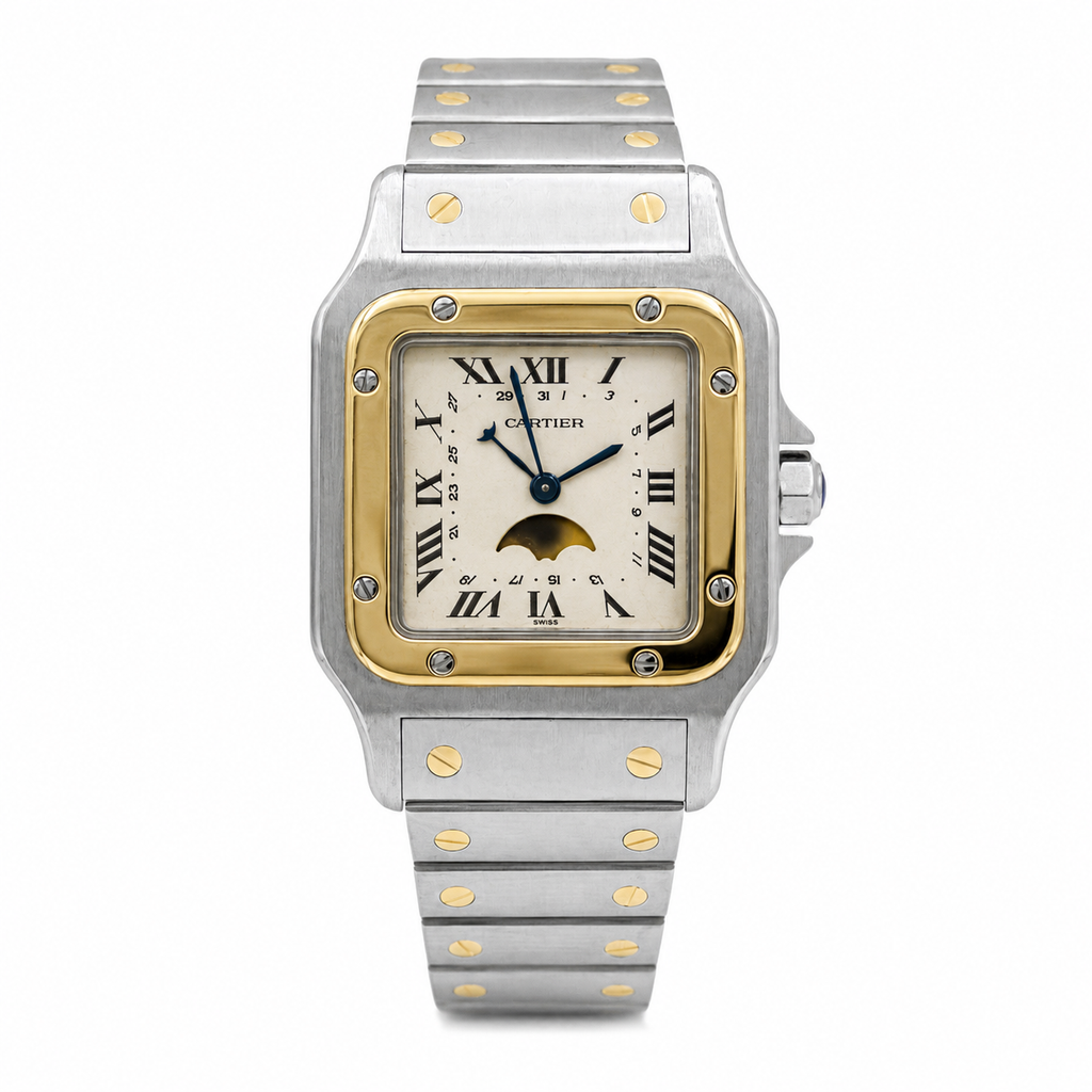Cartier - Montre Santos Galbée Moonphase - 119901