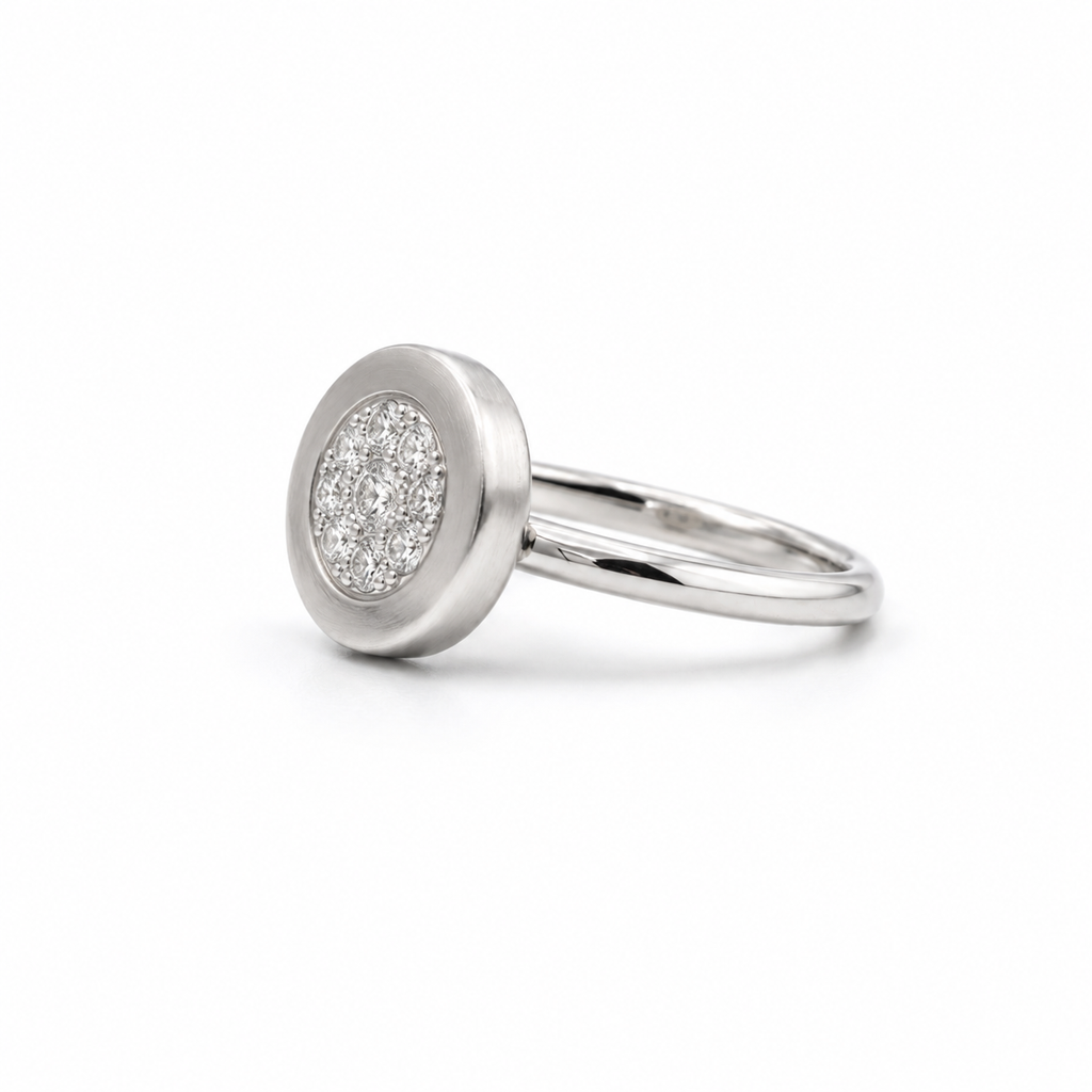 Bague Or blanc et Diamants