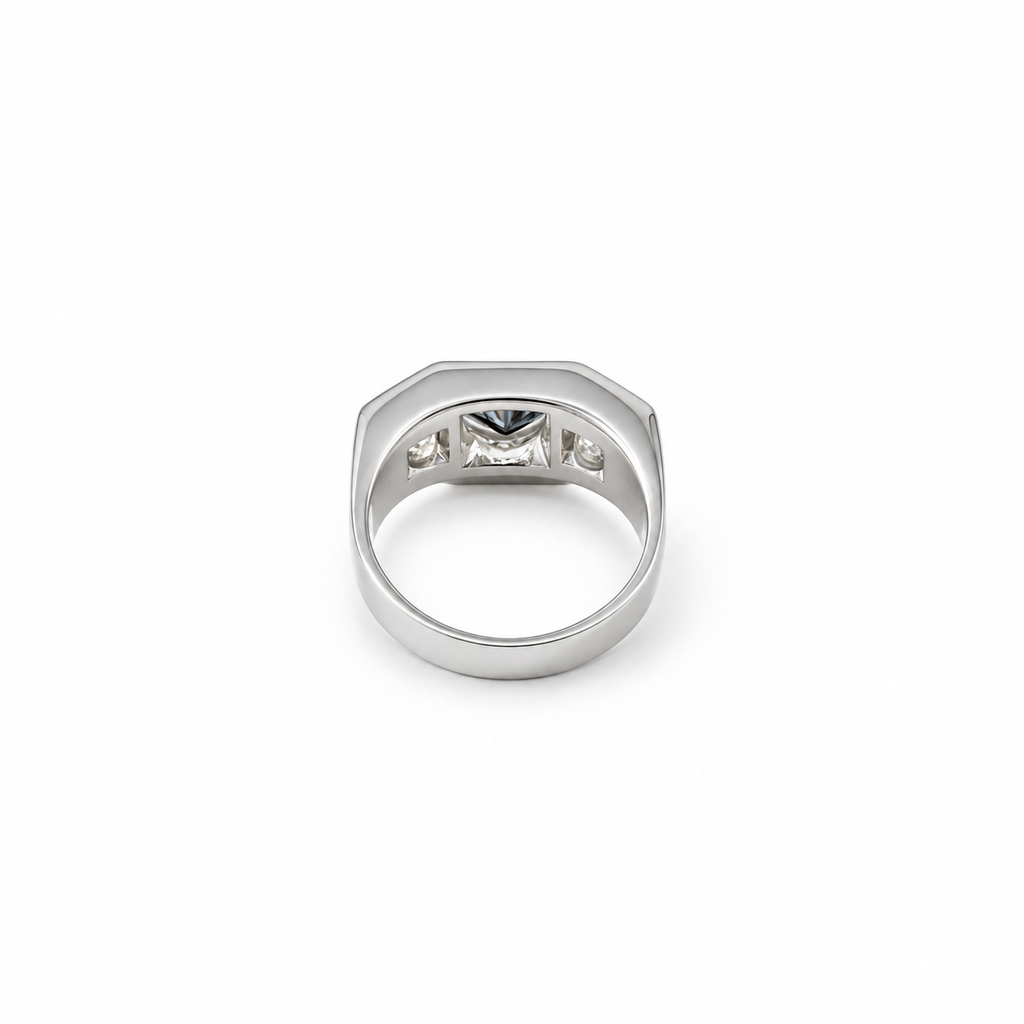 Bague Platine - Diamants 1,41 carats - Année 50