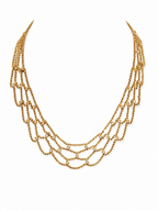Chopard - Drapier necklace "Les Chaînes collection" - Yellow gold and diamonds