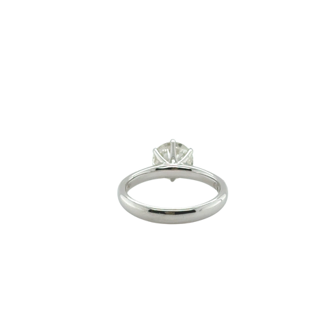 Solitaire Or blanc - Diamant 2,22 carats