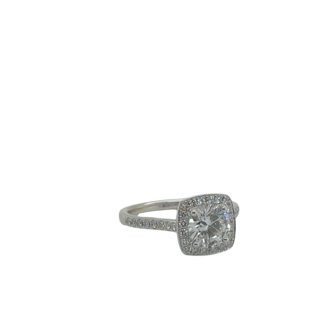 Solitaire Or blanc - Diamant 1,22 ct