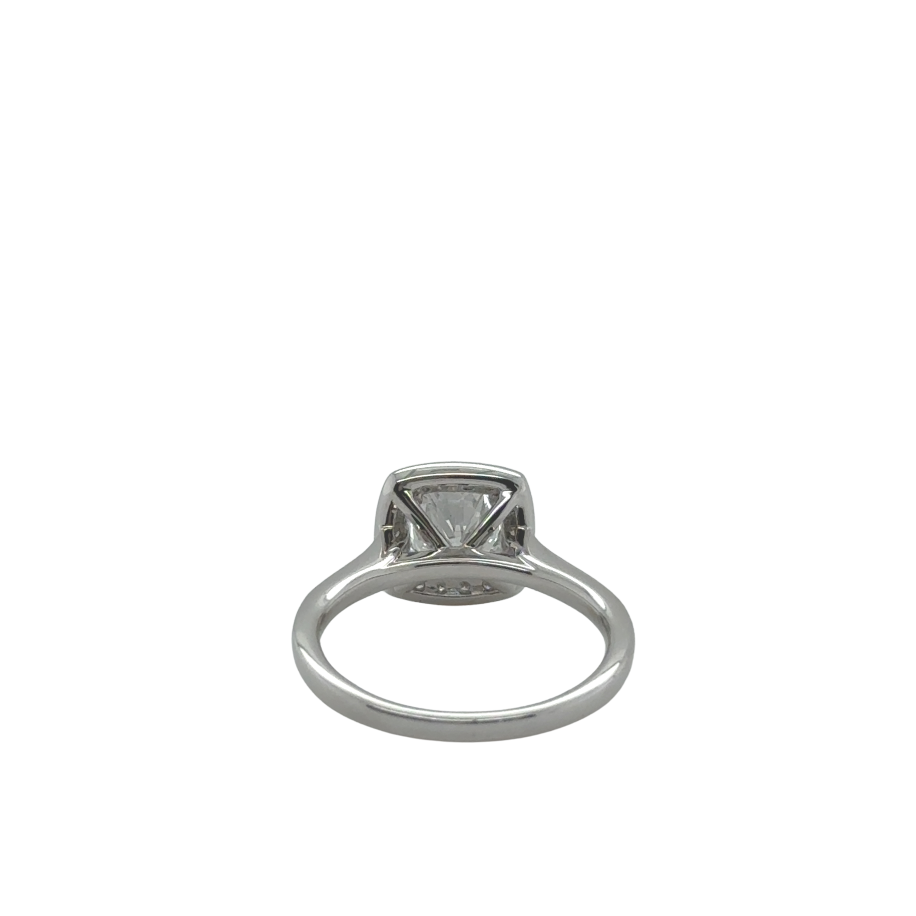 Solitaire Or blanc - Diamant 1,22 ct