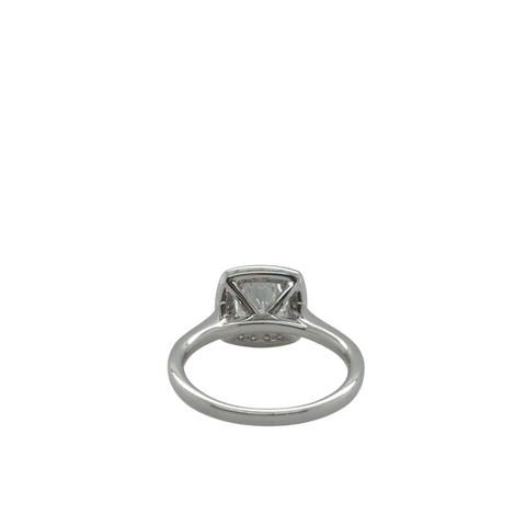 Solitaire Or blanc - Diamant 1,22 ct
