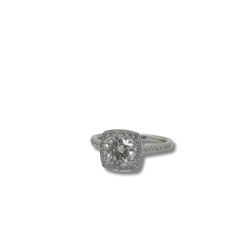 Solitaire Or blanc - Diamant 1,22 ct