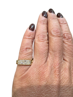 Dior - Bague Gourmette Or Jaune et Diamants