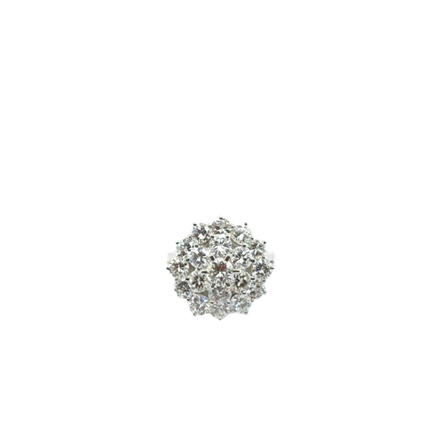 Bague Dôme - Or blanc et Diamants
