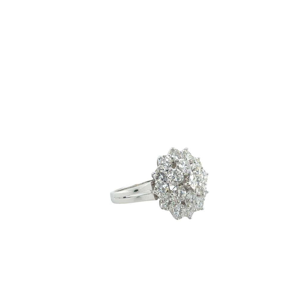 Bague Dôme - Or blanc et Diamants