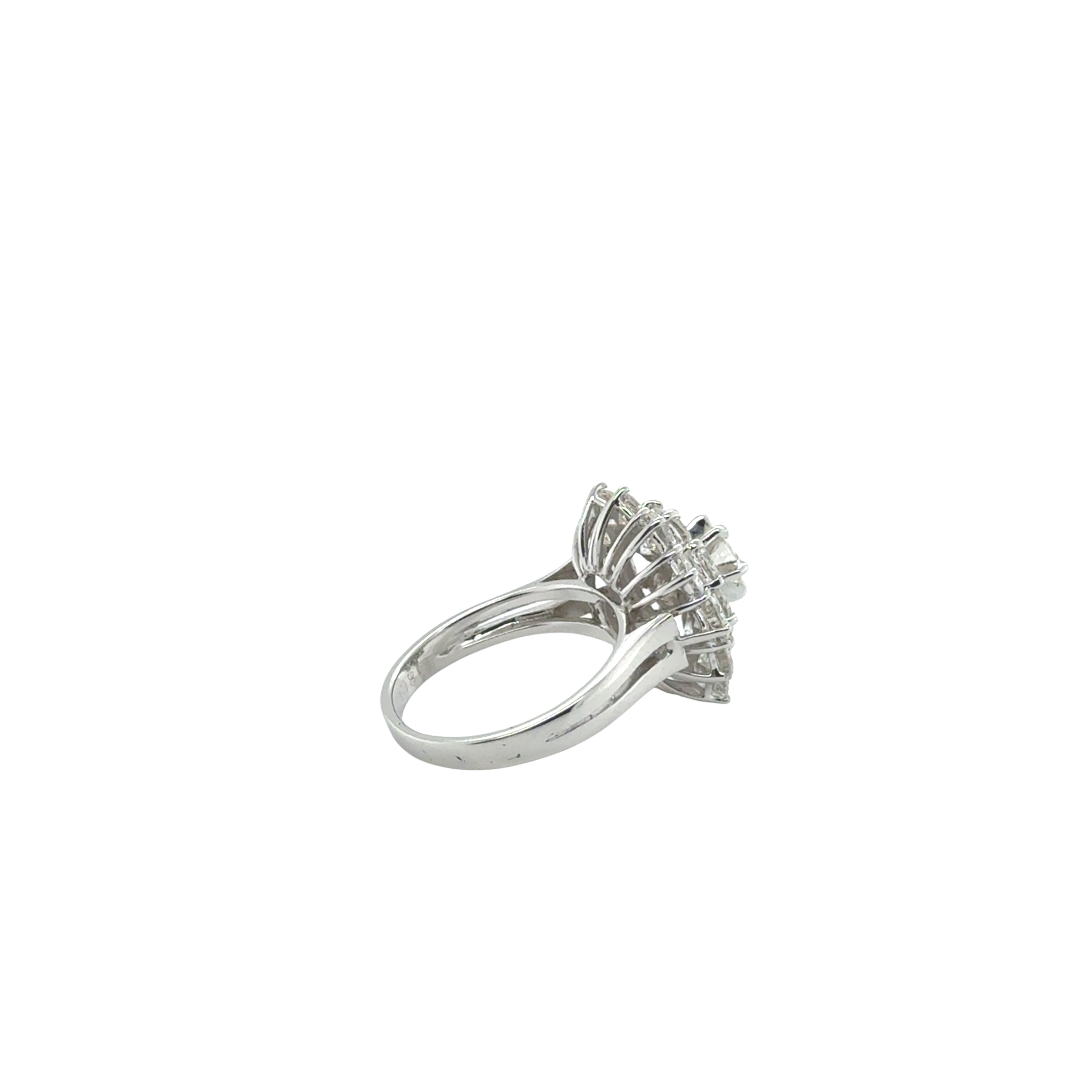 Bague Dôme - Or blanc et Diamants