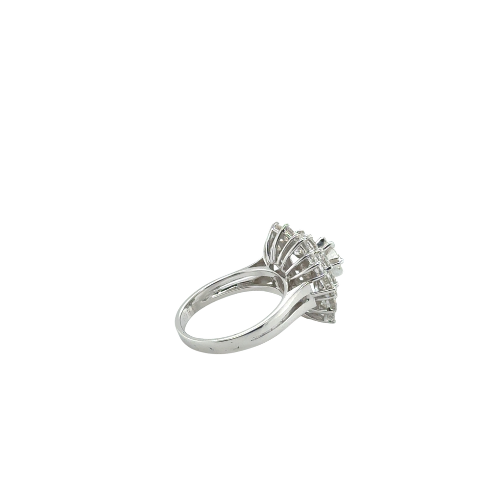 Bague Dôme - Or blanc et Diamants