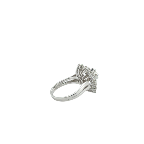 Bague Dôme - Or blanc et Diamants