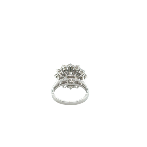 Bague Dôme - Or blanc et Diamants