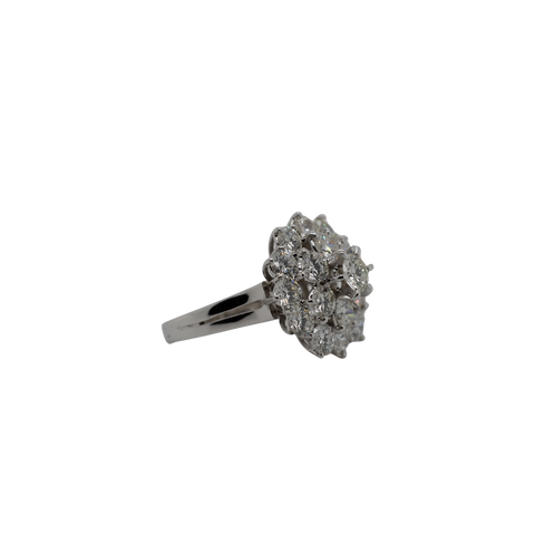 Bague Dôme - Or blanc et Diamants
