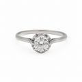 Bague Solitaire - Diamant 0,80 carat - Taille Ancienne