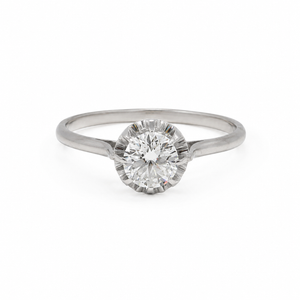Bague Solitaire - Diamant 0,80 carat - Taille Ancienne