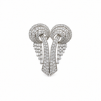 Art Deco Platinum and Diamond Brooch – Transformable Piece