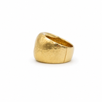 Bague Jonc Martelé - Or jaune
