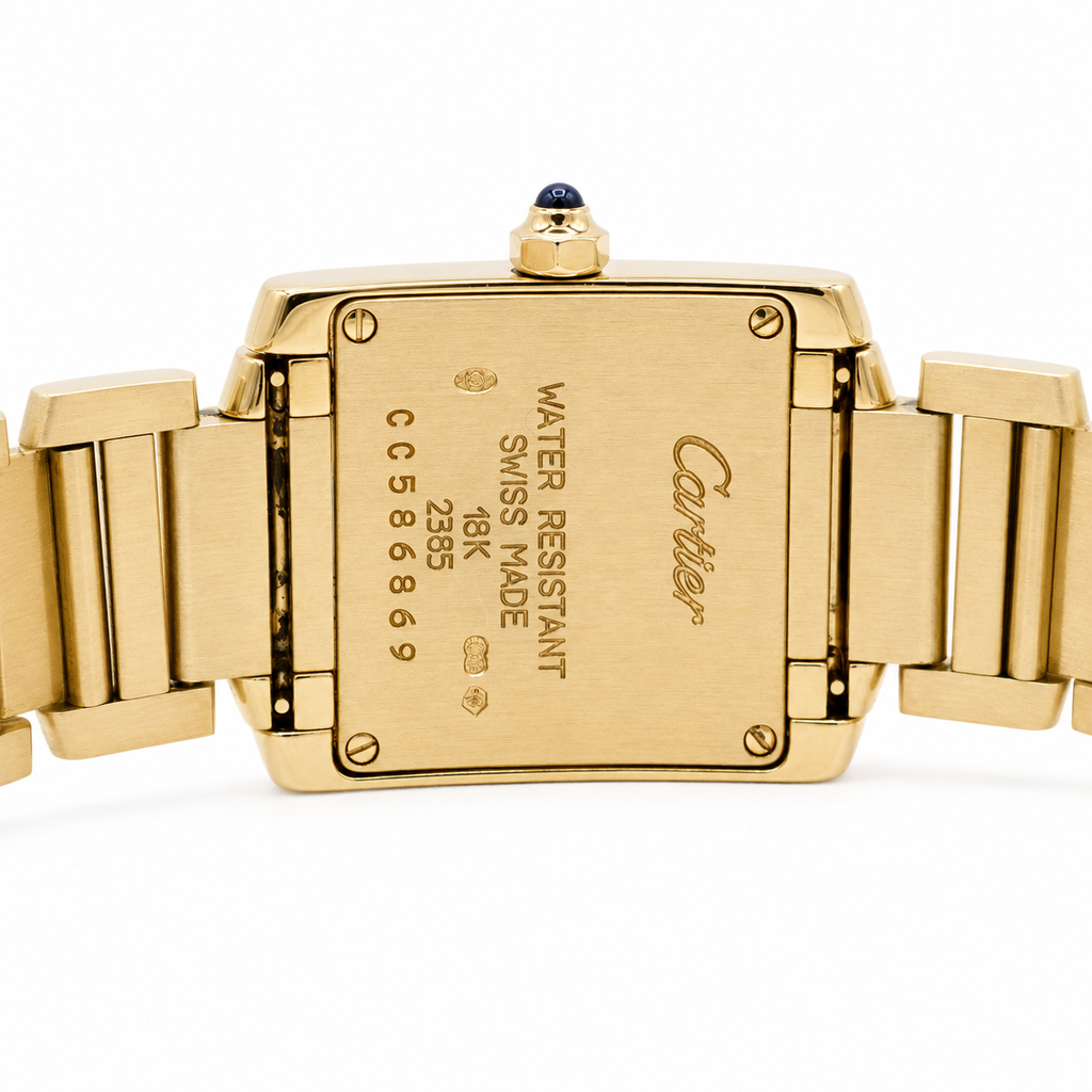 Cartier - Montre Tank Française - Or jaune