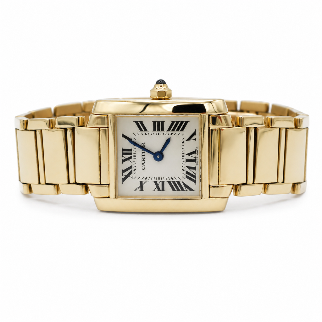 Cartier - Montre Tank Française - Or jaune