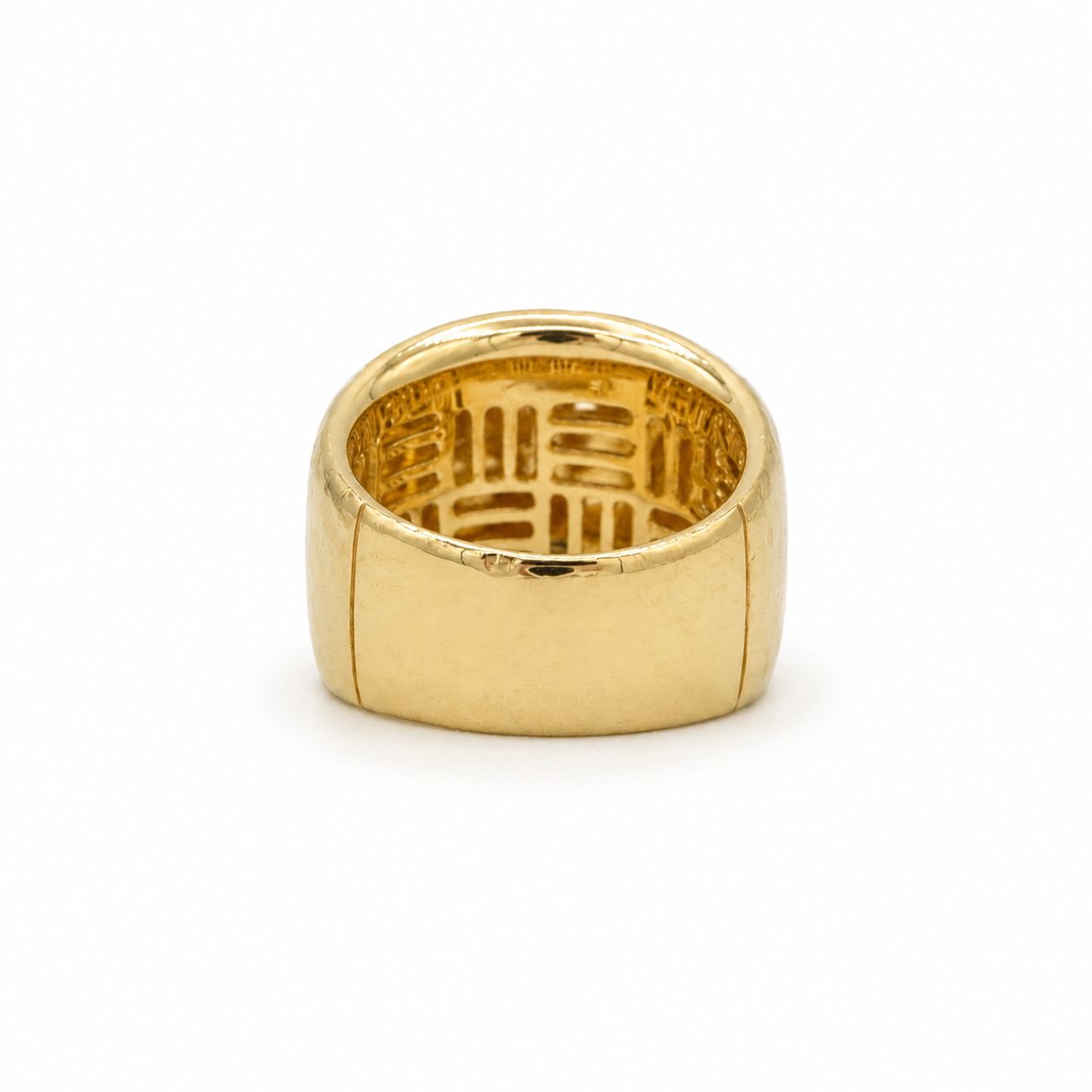Bague Jonc Martelé - Or jaune
