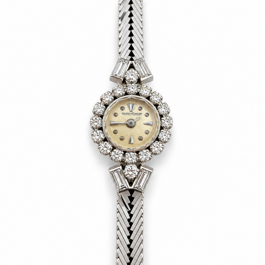 Jaeger Lecoultre  Montre Femme Or blanc et Diamants - 1960