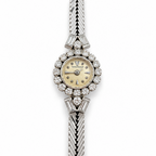 Jaeger Lecoultre  Montre Femme Or blanc et Diamants - 1960