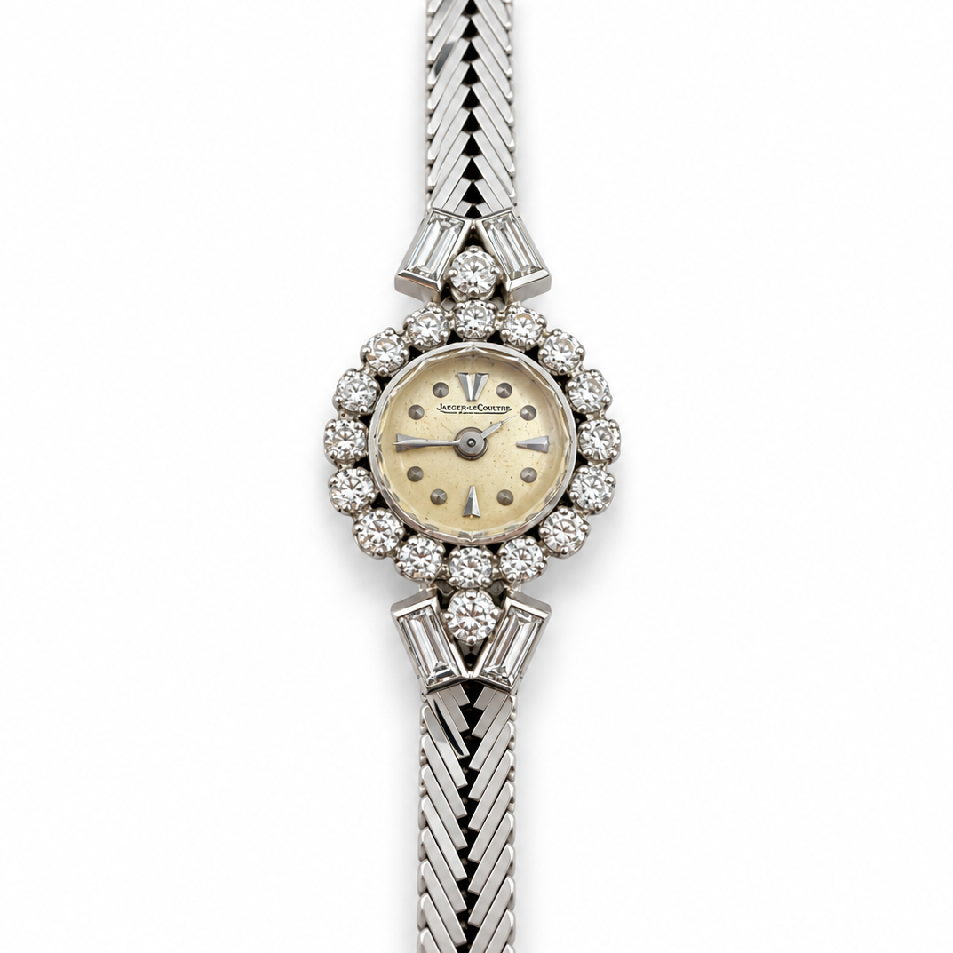 Jaeger Lecoultre  Montre Femme Or blanc et Diamants - 1960