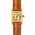 Cartier - Montre Tank Must - Argent - Plaqué Or