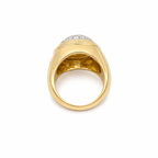Bague Dôme - Or jaune - Diamants