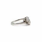 Bague Toi et Moi - Or blanc et diamants