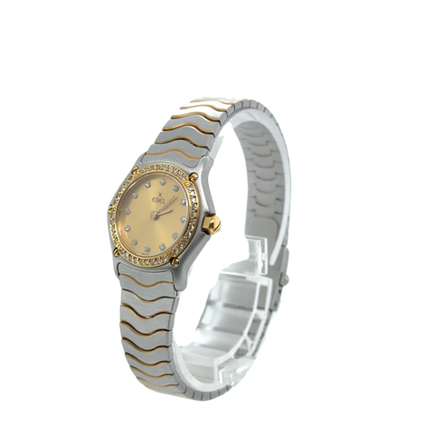 Ebel - Montre Or et Acier - Modèle Wave Lady