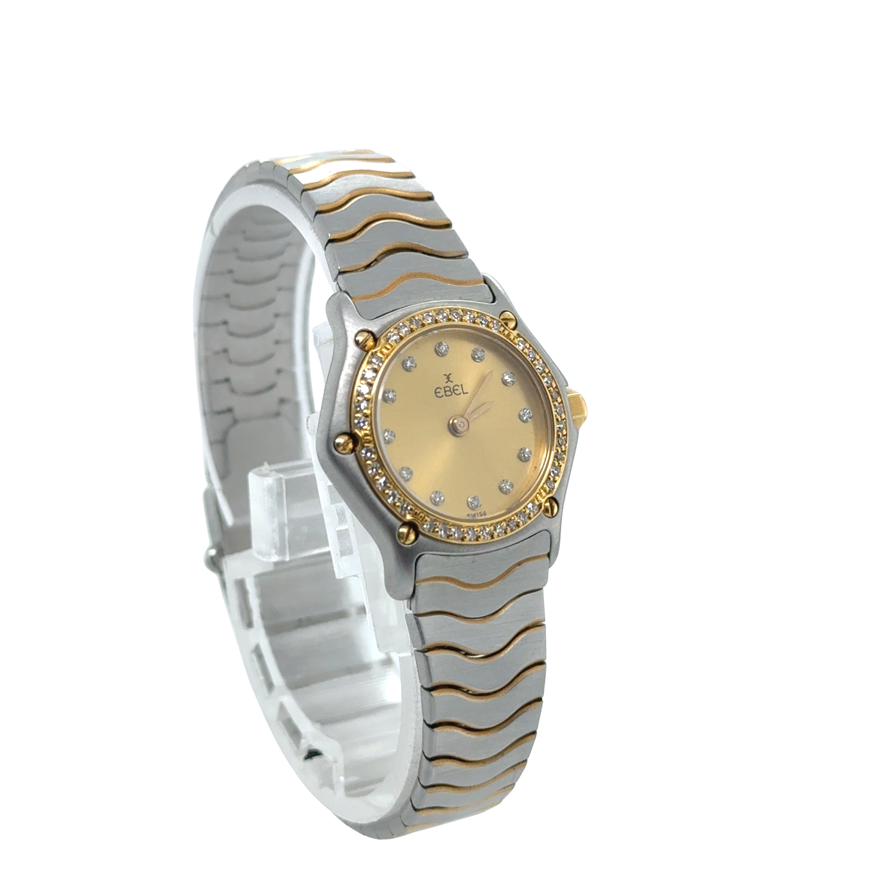 Ebel - Montre Or et Acier - Modèle Wave Lady