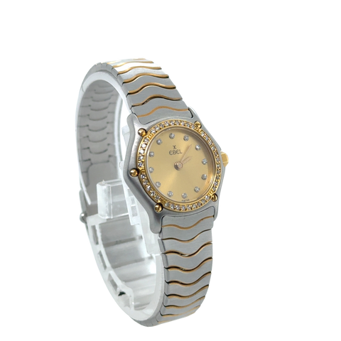 Ebel - Montre Or et Acier - Modèle Wave Lady