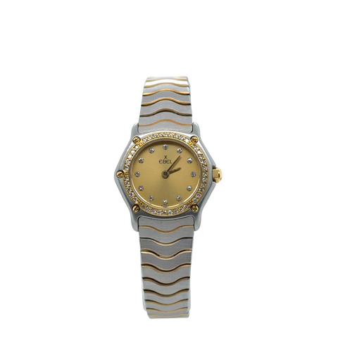 Ebel - Montre Or et Acier - Modèle Wave Lady