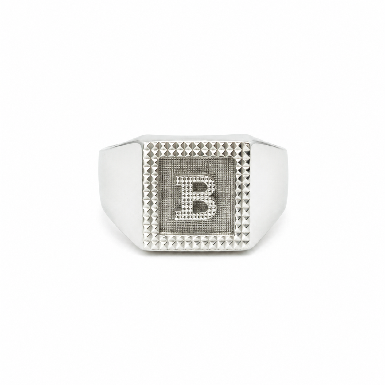 Chevalière Or blanc 18 carats