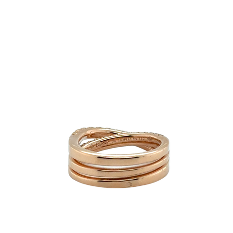 Cartier - Étincelle Ring - Rose Gold - Semi-Pave