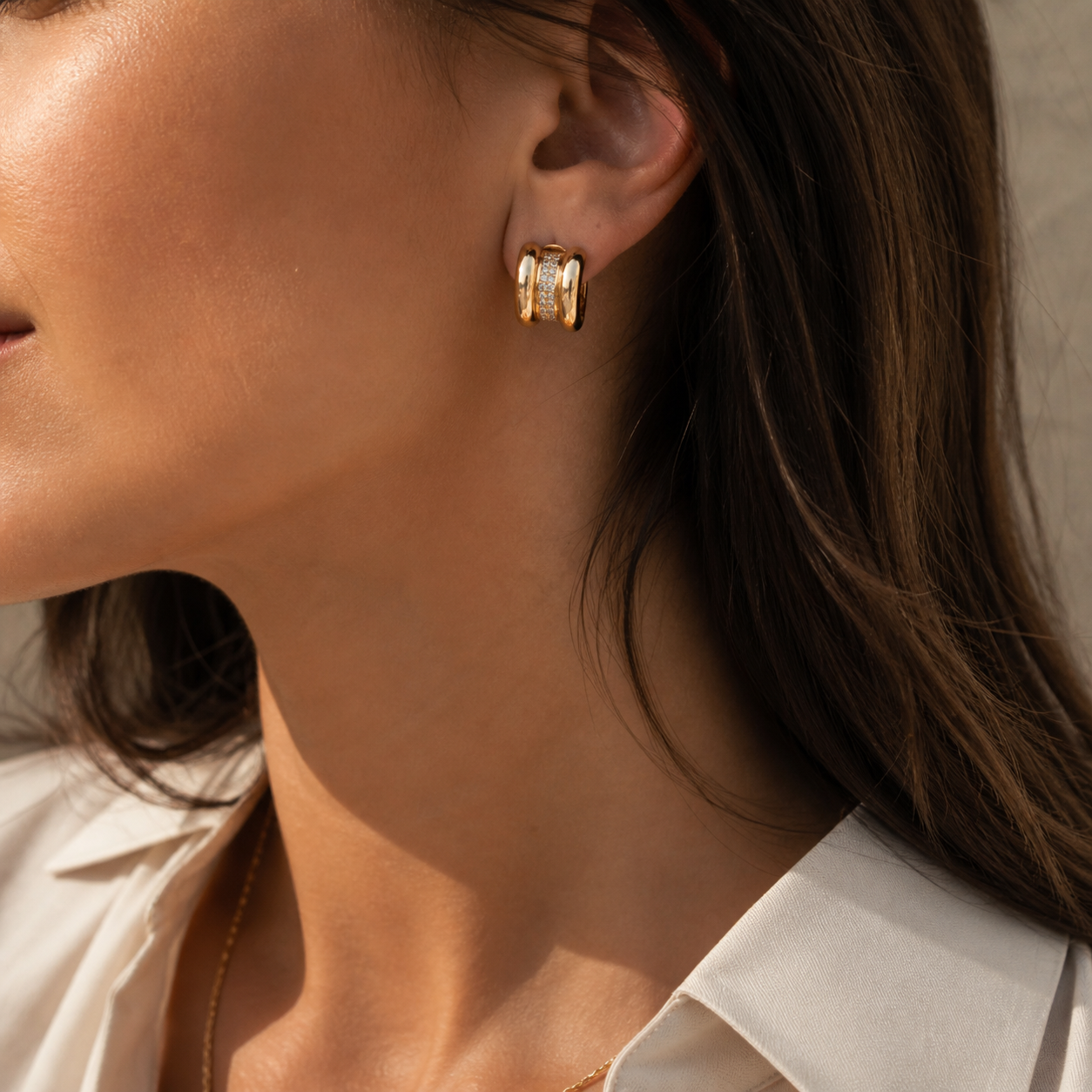 Chopard - Boucles d’oreilles - La Strada - Or jaune et Diamants