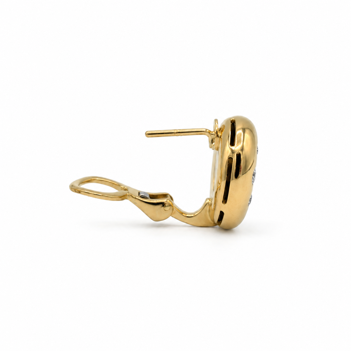 Chopard - Boucles d’oreilles Happy Diamond Or jaune