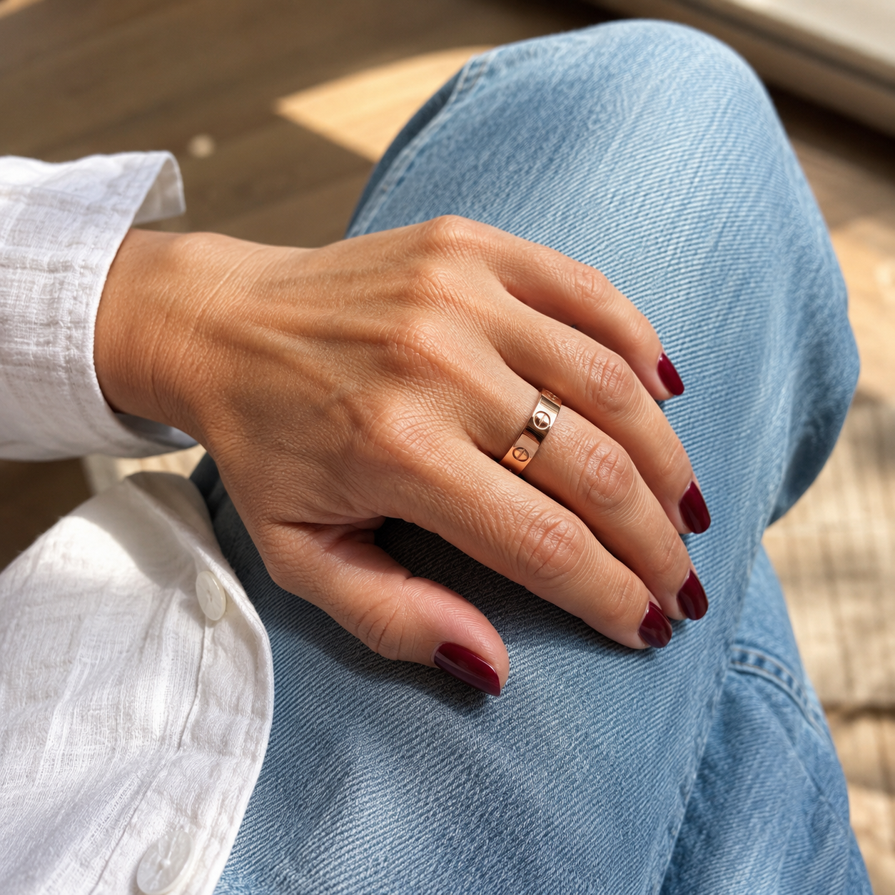 Cartier - Bague LOVE or rose 18 carats