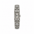 Art déco - Montre femme Platine et diamants