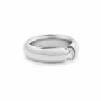 Solitaire - White gold and diamond