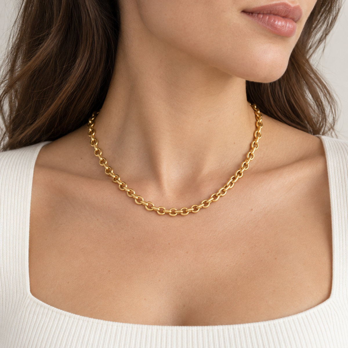Chaumet - Collier chaine Or jaune - Maille forçat