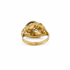 Bague Vintage - Or jaune et blanc - Diamants 0,60 carat